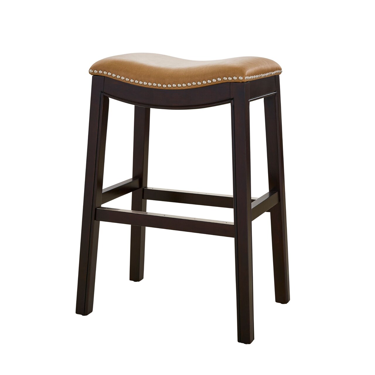 Contemporary Home Living 26" Vibrant Tan Unique New Ridge Home Goods Julian Comfortable Counter Height Barstool